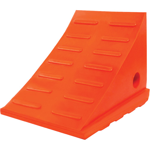 Cale-roue polyvalente de 35 tonnes, Ur&eacute;thane, Orange Cantin et fils