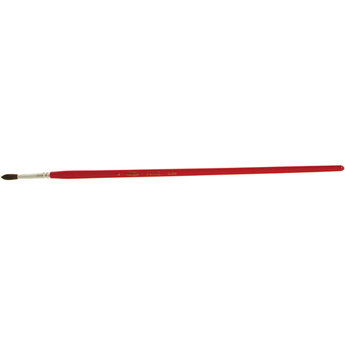 Pinceau de forme ronde pour marquage, Largeur de la brosse de 5/32", Soie de chameau, Manche &agrave; Bois Cantin et fils