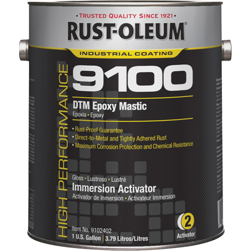 9100 System DTM Epoxy Mastic Standard Activator, Gallon Cantin et fils
