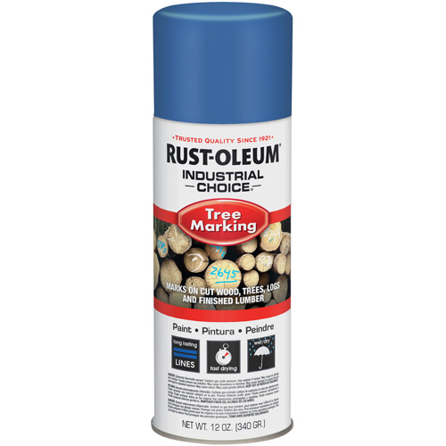 Peinture pour le marquage des arbres Industrial Choice T1600, Bleu, 16 oz Cantin et fils
