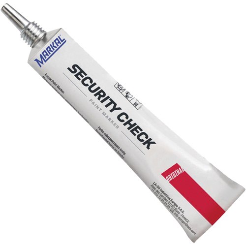 Marqueur de peinture de contr&ocirc;le de s&eacute;curit&eacute;, 1,7 oz, Tube, Rouge Cantin et fils