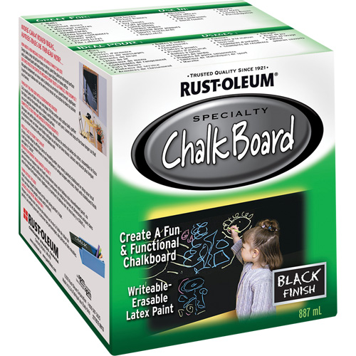 Peinture pour tableau noir, 877 ml, Canette, Noir Cantin et fils
