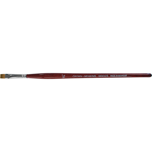 Flat Artist Brush, 1/4" Brush Width, Synthetic, Wood Handle Cantin et fils