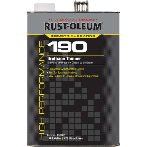 190 Urethane Thinner, Gallon, 1 gal. Cantin et fils
