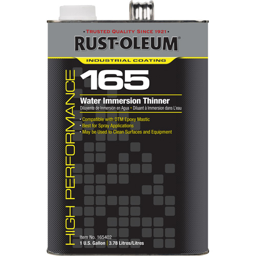 165 Water Immersion Thinner, Gallon, 1 gal. Cantin et fils
