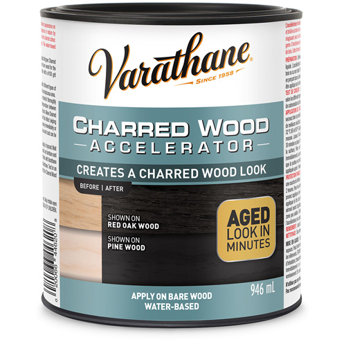 Acc&eacute;l&eacute;rateur de vieillissement du bois Varathane, 946 ml, Canette, Noir Cantin et fils