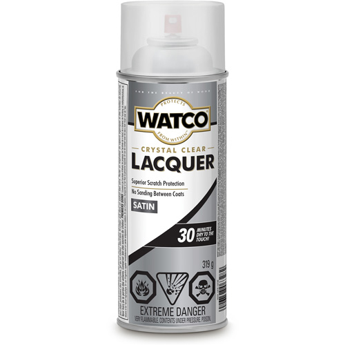 Watco&reg; Lacquer Wood Finish, 319 g, Clear, Satin Cantin et fils