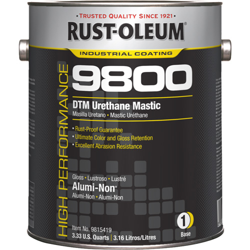 Syst&egrave;me de mastic &agrave; lur&eacute;thane 9800 DTM, 1 gal., Alumi-Non, Brillant Cantin et fils