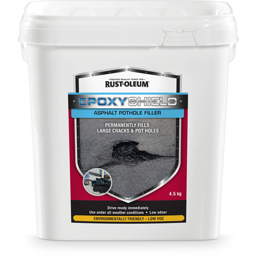 Remplisseur de nids-de-poule dasphalte EpoxyShield, Seau, Noir Cantin et fils