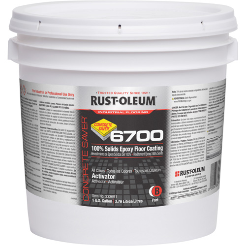 Rev&ecirc;tement pour plancher &agrave; d&eacute;lai dutilisation allong&eacute; du syst&egrave;me 6700, 1 gal., &eacute;poxy, Tr&egrave;s brillant Cantin et fils