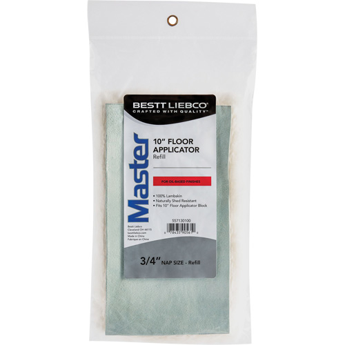 Tampon de rechange pour applicateur pour plancher en cuir d'agneau Cantin et fils