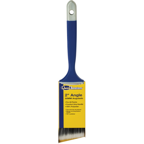Pinceau &agrave; angle Quick Solutions, Polyester, Manche Plastique, Largeur de 2" Cantin et fils