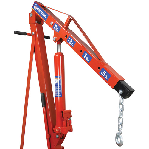 Grues d'atelier escamotables de 2 tonnes, Capacit&eacute; 4000 lb (2 tonnes) Cantin et fils
