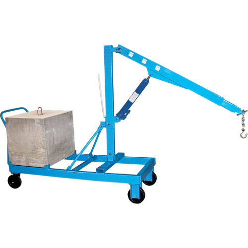 Potences de levage - Fl&egrave;che inverse, Lev&eacute;e 8', 3000 lb (1,5 tonne), 57" bras, 78" ha Cantin et fils