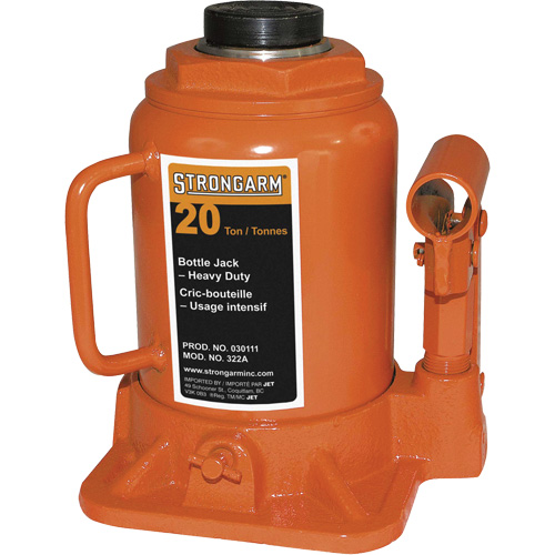 322A Cric-bouteille, 20 tonne(s), 14-3/4" Hauteur &eacute;lev&eacute;e Cantin et fils