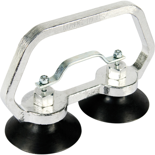 Vacuum Cups - Heavy-Duty Double Cup, 30 lbs. Capacity, 3", Pull-bar, 7" Handle Length Cantin et fils