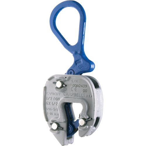 GX Lifting Clamps, 1000 lbs. (0.5 tons), 1/16" - 5/8" Jaw Opening Cantin et fils