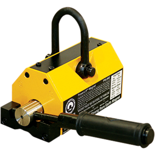 Powerlift&reg; Magnets, 800 lbs. (0.4 tons) Holding Cap., 7-7/8" L x 3-5/8" W x 8-7/8" H Cantin et fils