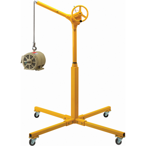 Tall Industrial Lifting Device with Mobile Base, 500 lbs. (0.25 tons) Capacity Cantin et fils