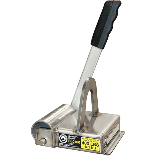 Basiclift Magnets, 400 lbs. (0.2 tons) Holding Cap., 7-1/2" L x 5-5/8" W x 5-1/2" H Cantin et fils