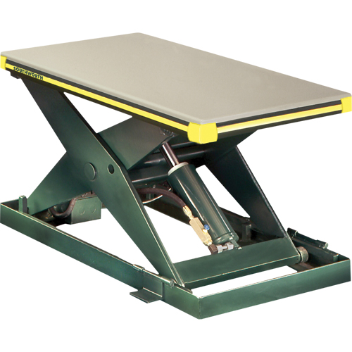 Table &eacute;l&eacute;vatrice hydraulique &agrave; ciseaux Backsaver, Acier, 48" lo x 36" la, Capacit&eacute; 2000 lb Cantin et fils