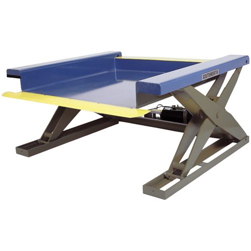 Hydraulic Floor-Height Scissor Lift Tables, Steel, 4000 lbs. Capacity Cantin et fils