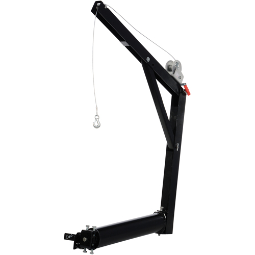 Hitch Mounted Truck Jib Crane, 600 lbs. (0.3 tons) Capacity, 84-5/8" Max. Clearance Cantin et fils