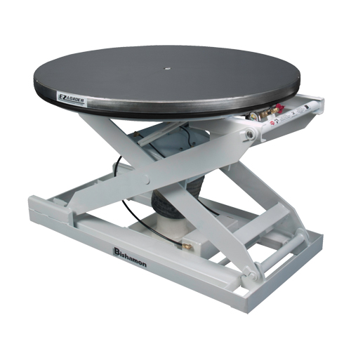 EZ Loader&reg; E Self-Levelling Pallet Positioner - Stainless Platform, 43" L x 43" W, 4000 lbs. Cap. Cantin et fils