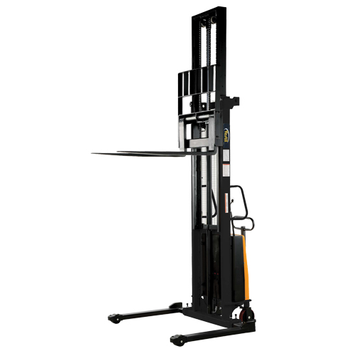 Gerbeur pour chariot &eacute;l&eacute;vateur, Fonctionnement &eacute;lectrique, Capacit&eacute; 2000 lb, Lev&eacute;e max 150" Cantin et fils