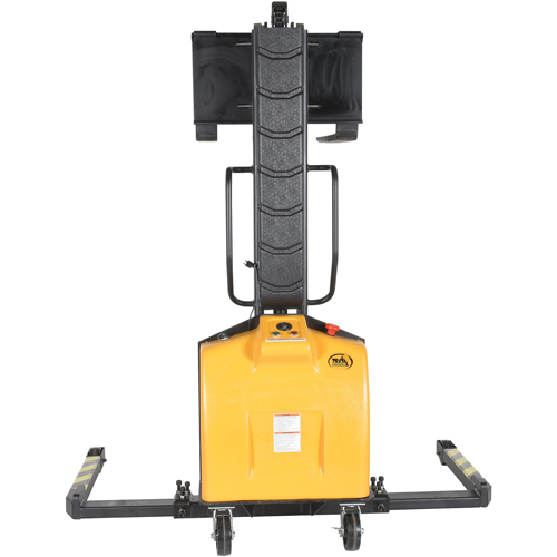 Gerbeur motoris&eacute; avec m&acirc;t &eacute;troit, Fonctionnement &eacute;lectrique, Capacit&eacute; 1500 lb, Lev&eacute;e max 63" Cantin et fils