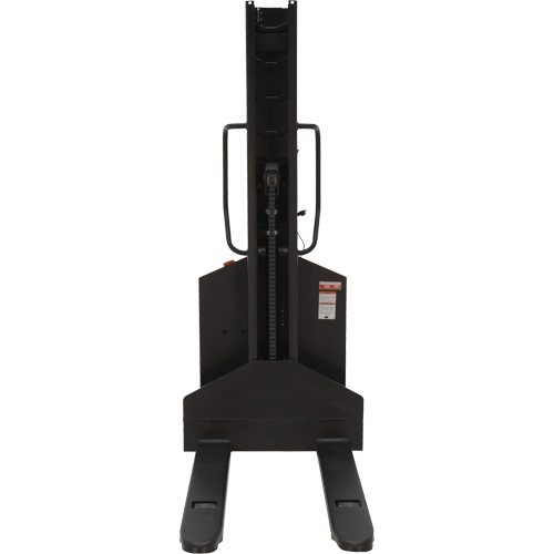Narrow Mast Powered Lift Stacker, Electric Operated, 1000 lbs. Capacity, 63" Max Lift Cantin et fils