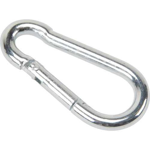 Zinc Plated Snap Hook, 220 lbs (0.11 tons) Working Load Limit, 3/16" Size, 5/16" Eye Cantin et fils