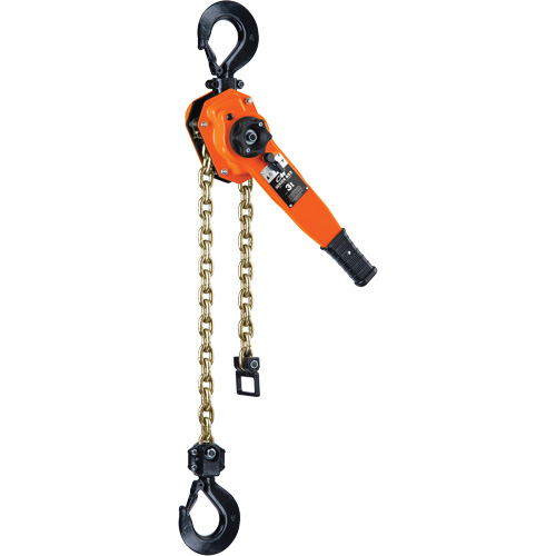 Series 653-A Ratchet Lever Hoist, 5' Lift, 6000 lbs. (3 tons) Capacity, Steel Chain Cantin et fils