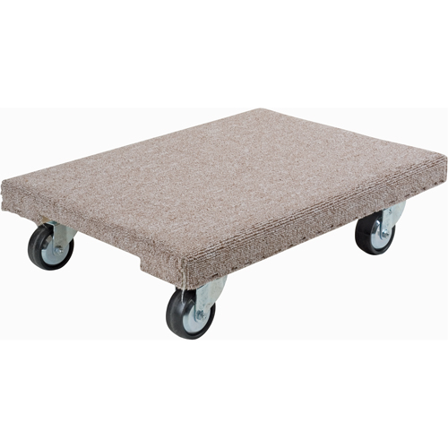 Wood Dollies - Medium-Duty, Polyolefin Wheels, 900 lbs. Capacity, 18" W x 30" D x 7" H Cantin et fils