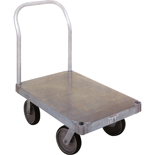 Aluminum Platform Truck, 30" W x 60" L, 2000 lbs. Cap., Rubber Wheels Cantin et fils
