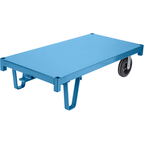 Plateformes sp&eacute;cialis&eacute;es - Plateformes semi-mobiles, 48" lo x 24" la x Capacit&eacute; 2000 lb, Roues en Caoutchouc Cantin et fils