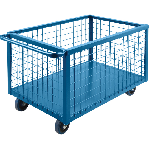 Caisson en treillis m&eacute;tallique, Acier, 39" lo x 24" la x 31,5" h, Volume 12 pi³, Capacit&eacute; 1200 lb Cantin et fils
