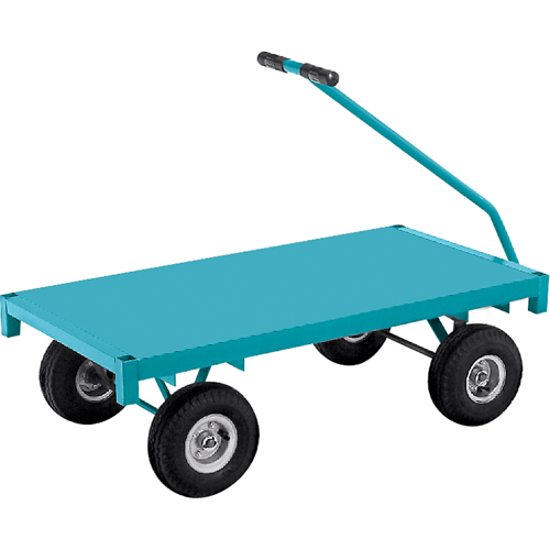 Chariots &agrave; plateforme - Chariots wagon ergonomiques &agrave; plateforme, 24" la x 48" la x Capacit&eacute; 1000 lb Cantin et fils