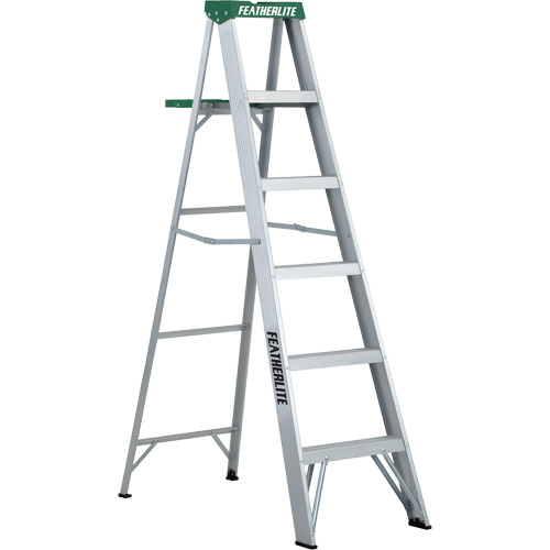 Escabeaux commerciaux (s&eacute;rie 2400), 6', Aluminium, Capacit&eacute; 225 lb, Type 2 Cantin et fils