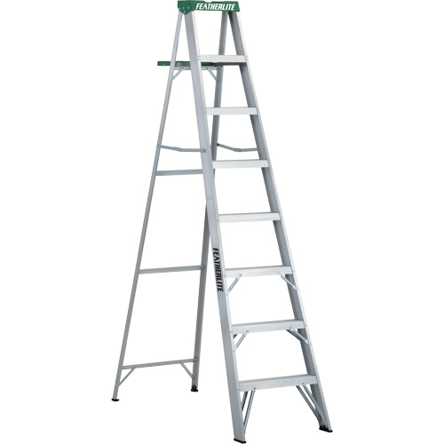 Commercial Duty Stepladders (2400 Series), 8', Aluminum, 225 lbs. Capacity, Type 2 Cantin et fils