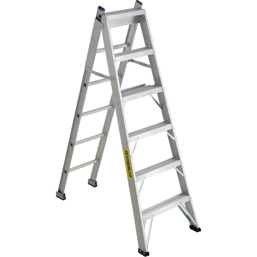 2700 Series Industrial Duty Multi-Way Ladders, 6', Aluminum, 250 lbs. Cap., ANSI 1, CSA 1 Cantin et fils