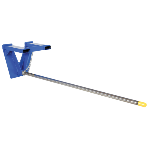 Fl&egrave;che de chariot &eacute;l&eacute;vateur pour tapis, 108-1/2" longueur, Install&eacute; sur fourche, Capacit&eacute; de 2500 lb Cantin et fils