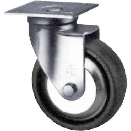 Heavy-Duty Caster, Swivel, 5" (127 mm), Solid Elastomer, 1000 lbs. (453.6 kg.) Cantin et fils