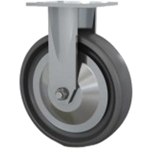 Heavy-Duty Caster, Rigid, 8" (203.2 mm), Solid Elastomer, 1000 lbs. (453.6 kg.) Cantin et fils