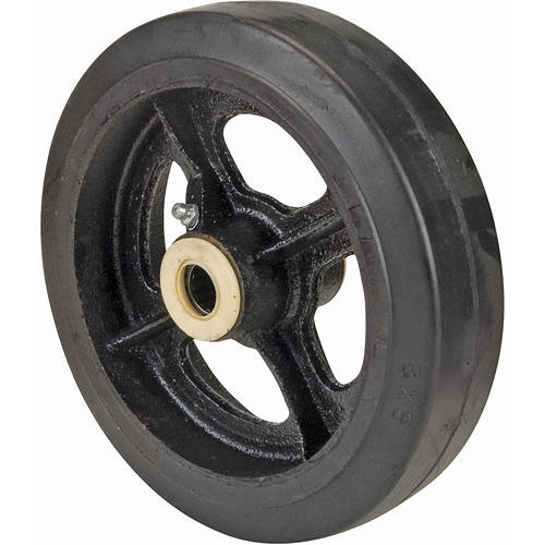 Roues en caoutchouc, 8" (203 mm) dia. x 2" (51 mm) la, Capacit&eacute; de 600 lb (272 kg) Cantin et fils