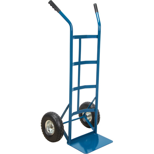 All-Welded Hand Truck, Dual Handle, Steel, 46" Height, 600 lbs. Capacity Cantin et fils