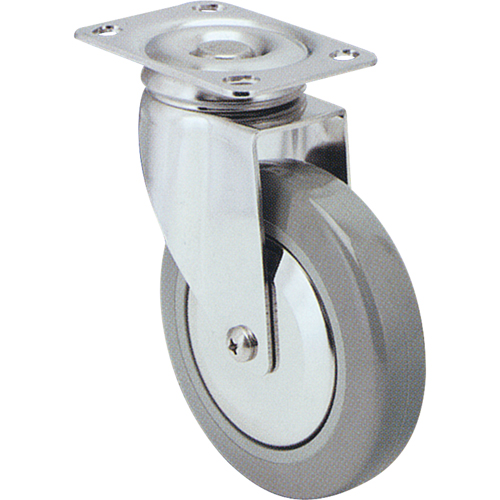Caster, Swivel, 5" (127 mm), Polyurethane, 240 lbs. (108 kg.) Cantin et fils