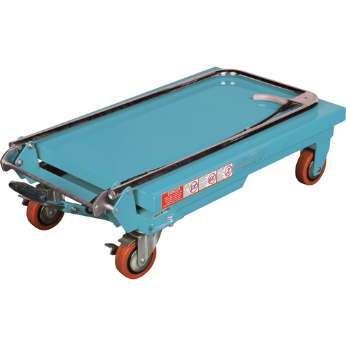Heavy-Duty Hydraulic Scissor Lift Table, 27-1/2" L x 17-3/4" W, Steel, 330 lbs. Capacity Cantin et fils