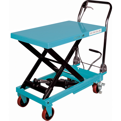 Heavy-Duty Hydraulic Scissor Lift Table, 32" L x 19-3/4" W, Steel, 1100 lbs. Capacity Cantin et fils