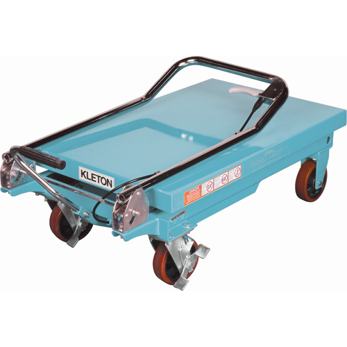 Heavy-Duty Hydraulic Scissor Lift Table, 32" L x 19-3/4" W, Steel, 660 lbs. Capacity Cantin et fils